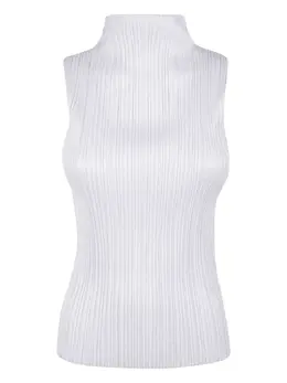 Pleats Please Issey Miyake: Светлый топ 
