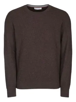 Brunello Cucinelli: Коричневый свитер 