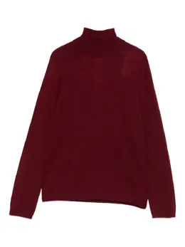 Max Mara: Бордовый свитер 
