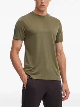 Ea7 Emporio Armani: Зелёная футболка 