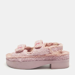 Chanel: Розовые сандалии 