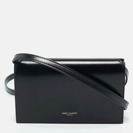 Saint Laurent Paris: Чёрный кошелёк 