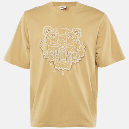 Kenzo: Тёмная футболка  Tiger