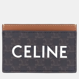 Celine: Коричневый картхолдер 