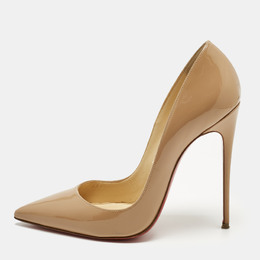 Christian Louboutin: Бежевые туфли  So Kate
