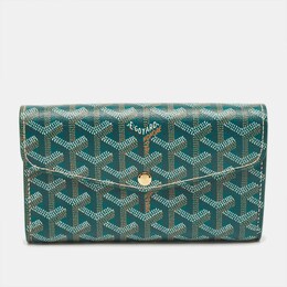 Goyard: Зелёный кошелёк 
