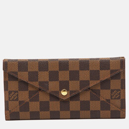 Louis Vuitton: Коричневый кошелёк 