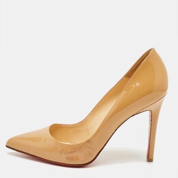 Christian Louboutin: Бежевые туфли  Pigalle