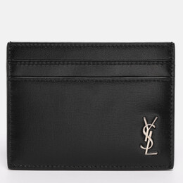 Saint Laurent Paris: Чёрный картхолдер 