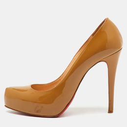 Christian Louboutin: Бежевые туфли 