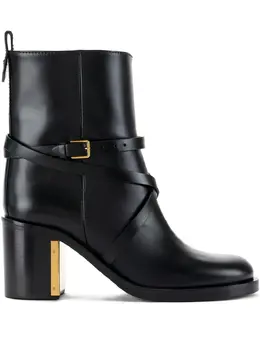Elisabetta Franchi: Чёрные ботинки 