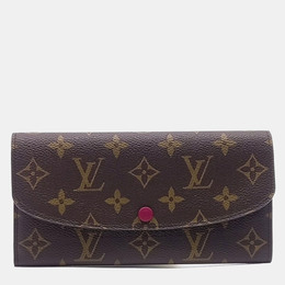Louis Vuitton: Коричневый кошелёк 