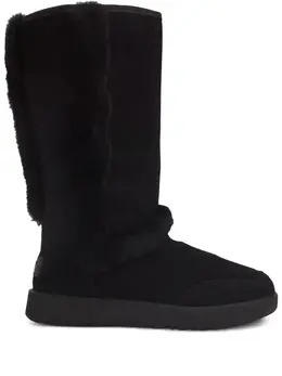 UGG: Чёрные ботинки 