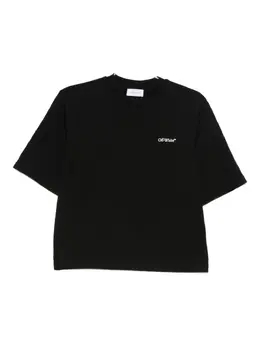 Off-White: Чёрная футболка 