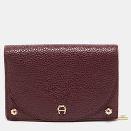 Aigner: Бордовый кошелёк 