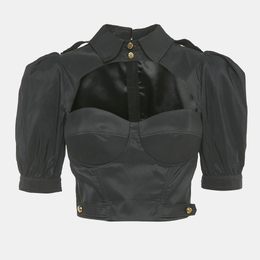 Elisabetta Franchi: Чёрный топ 