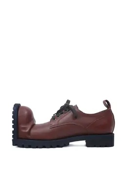 Comme des Garçons Homme Plus: Коричневые туфли 