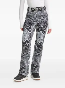 Ea7 Emporio Armani: Чёрные брюки 