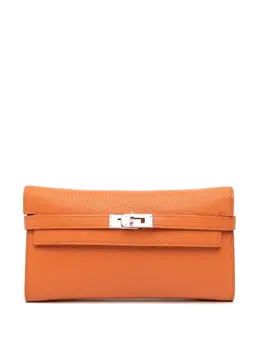 Hermès Pre-Owned: Оранжевый кошелёк 