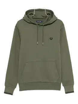 Fred Perry: Зелёная толстовка  Laurel Wreath