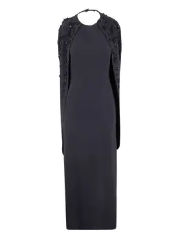 Alberta Ferretti: Платье с вышивкой 