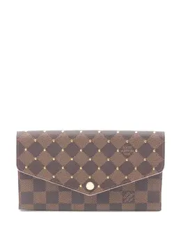 Louis Vuitton Pre-Owned: Коричневый кошелёк 