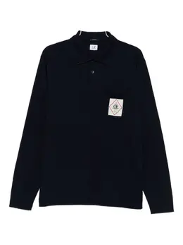 C.P. Company: Поло с длинным рукавом 
