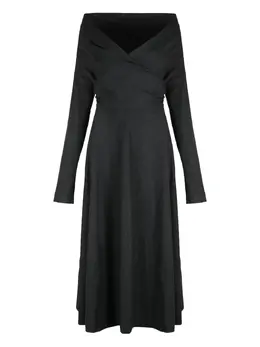 Alberta Ferretti: Драпированное платье 