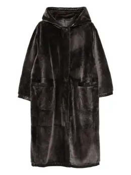 Giorgio Armani: Пальто с капюшоном 