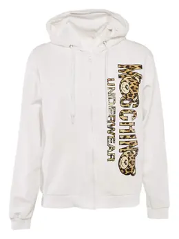 Moschino Pre-Owned: Белая толстовка 