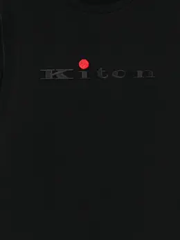 Kiton: Чёрный свитшот 