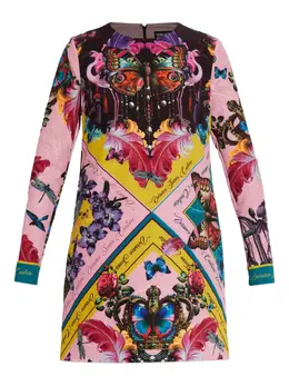 Versace Jeans Couture: Платье с длинным рукавом 