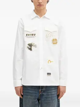 EVISU: Рубашка с карманами 