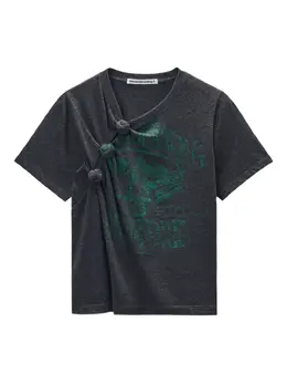 Alexander Wang: Тёмная футболка 