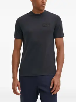 Ea7 Emporio Armani: Чёрная футболка 