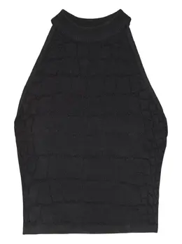 Balmain: Чёрный топ 