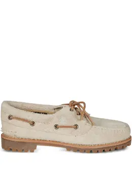 Timberland: Бежевые лоферы 