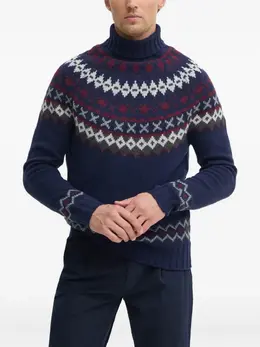 Barbour: Синий свитер 