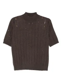 Brunello Cucinelli: Топ с блёстками 