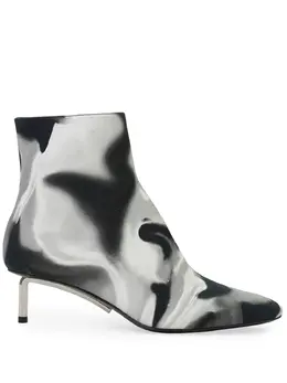 Off-White: Чёрные ботинки  Liquid Melt