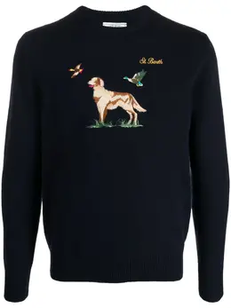 MC2 Saint Barth: Синий свитер  Heron