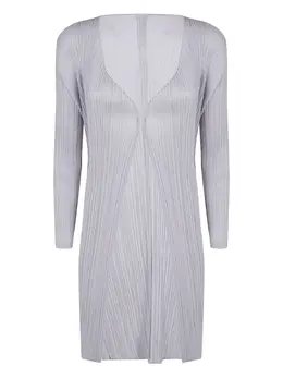 Pleats Please Issey Miyake: Светлое пальто 
