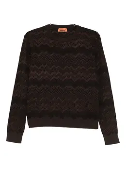 Missoni: Коричневый свитер 