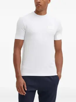 Ea7 Emporio Armani: Белая футболка 