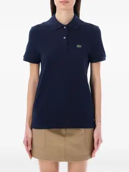 Lacoste: Голубое поло 