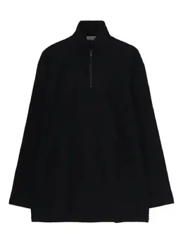 Yohji Yamamoto: Свитер с воротником 