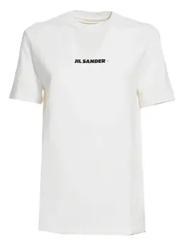 Jil Sander: Бежевая футболка 