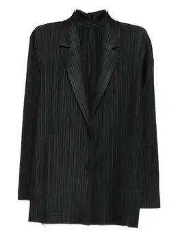 Pleats Please Issey Miyake: Чёрный жакет 