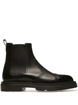 Bally: Чёрные ботинки 