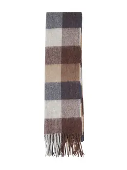 Barbour: Коричневый шарф 